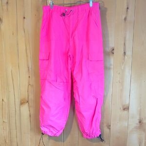 No Boundaries Neon Pink Baggy Joggers